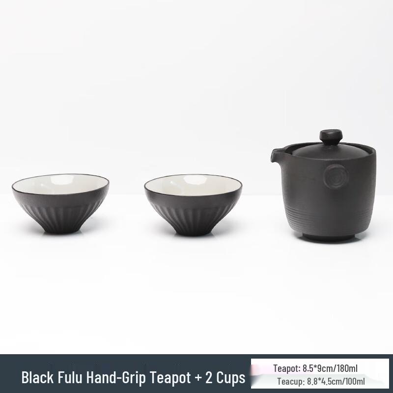 Changqi Ceramic Kiln Glaze Teapot Set with Two Cups