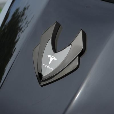 ZFX1 Car Stickers 3D Metal Auto Accessory For Model 3 Highland 2024 Model 3 Model Y Motorcycle Stickers Exterior Decoration