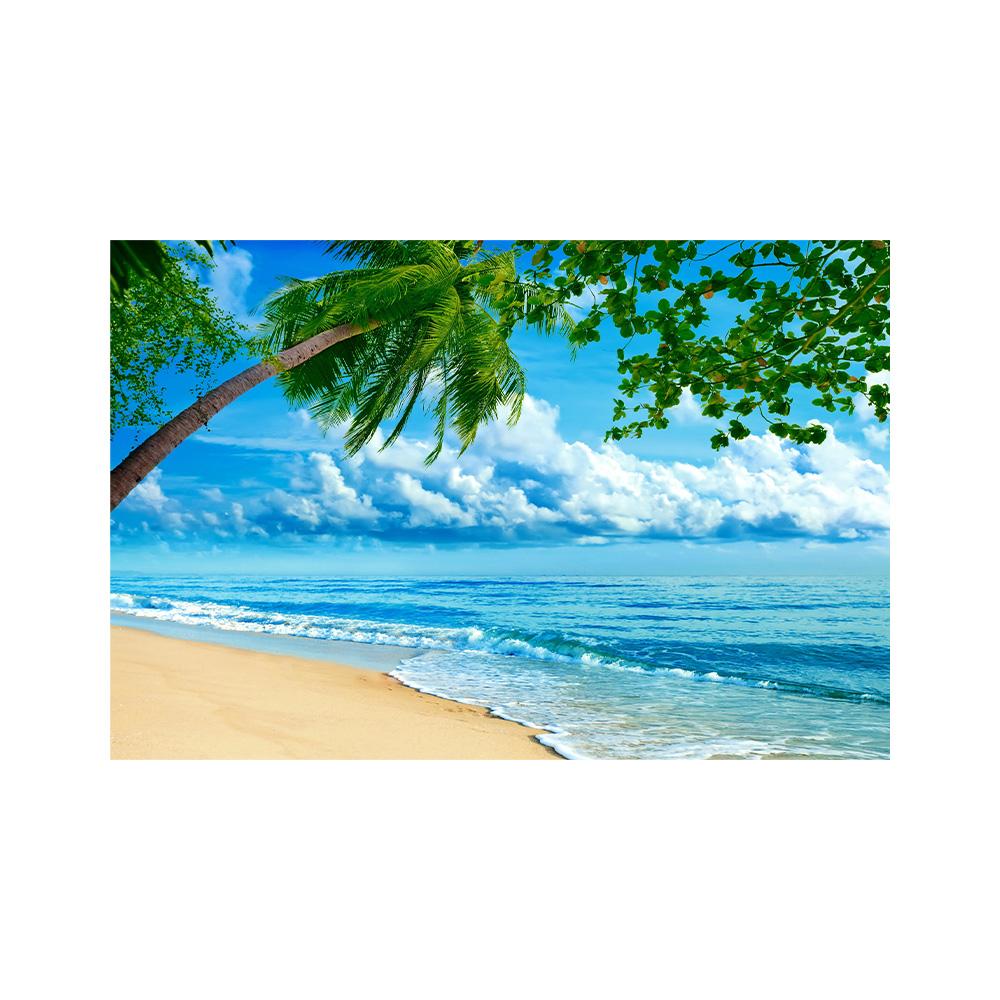

Синий океан, пляжный пейзаж, холст, без рамы, домашний декор, подходит для гостиной, спальни, для подарков друзьям и семье 20x30cm