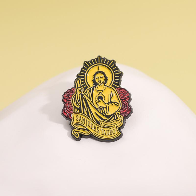 Inspired Vintage Gold Artistic Brooch With Playful Cartoon Character For Wear Stylish