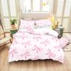 3pcs Butterfly pattern bedding set 1 quilt cover+2 pillowcases soft bedroom decoration suitable for girls and women bedroom