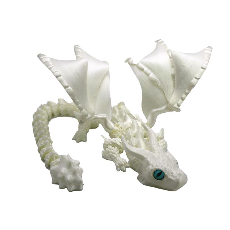 

1 шт. 3D-печать Большая фигурка летающего дракона, ремесленное украшение, арт-деко, смола, скульптура дракона, настольный декор на животную тематику