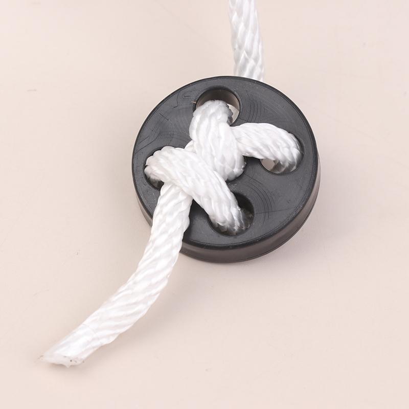 Handheld Crane Heavy Duty Polyethylene Rope Pulley Hoist 270° Rotatable Rope Pulley Block Zinc Alloy Hook Manual Lifting Device