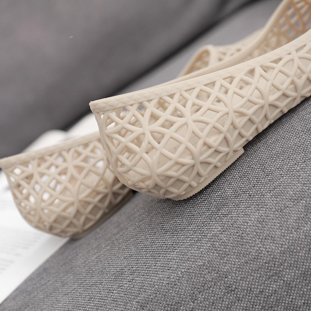 Fashion Sandals Women's Summer Flat 2025 New Versatile Work Shoes Hollow Non-slip Beach Shoes