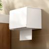 Waterproof Toilet Paper Box Wall Mounted Phone Holder Dust-proof Storage Shelf Organizer  Bathroom