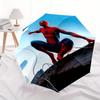 Spider-Man, Web-Slinger Automatic Opening and Closing Umbrella, Compact Travel Umbrella, Lightweight and Portable, Suitable for Beach Commut