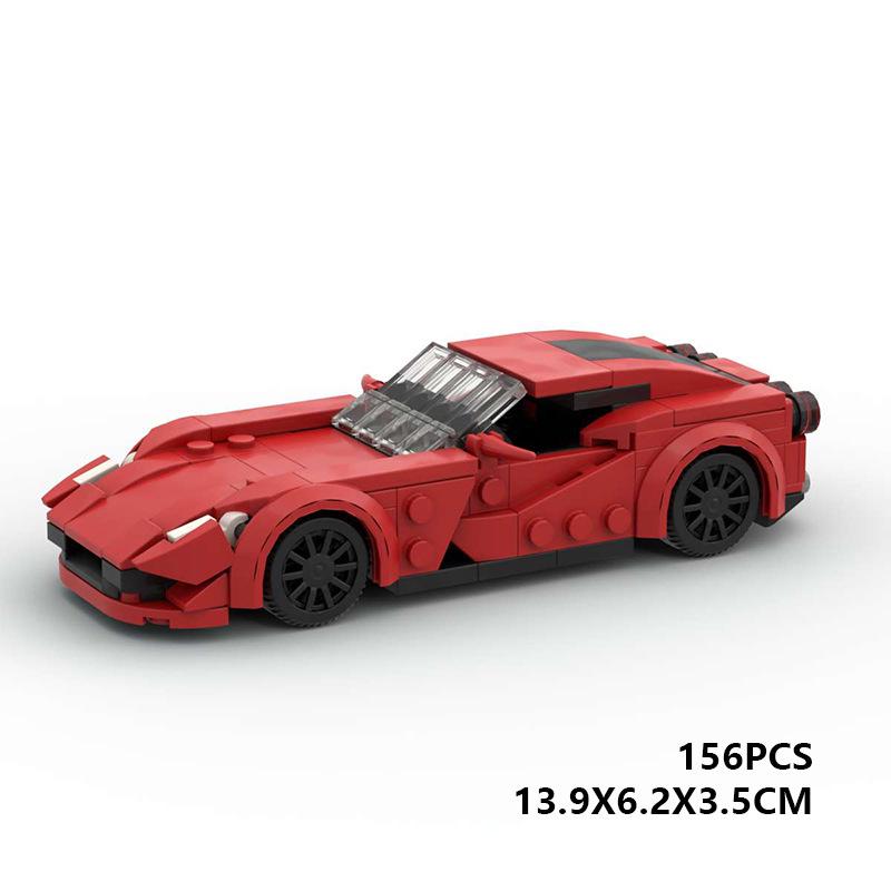 MOC Blocks Compatible with Lego: Creative Sports Car Racing Toy for Kids