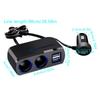 Car  Socket, 2-hole Car Charger 80W Fast Charging Splitters Adapter Cord for 12V-24V Trucks SUV