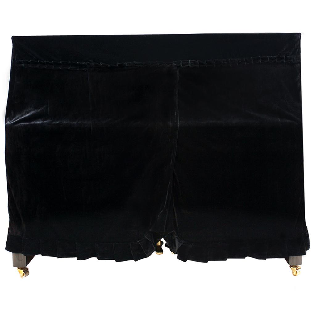 5Colors Fashionable Pleuche Upright Full Piano Dust Cover  Instruments Accessory Decoration