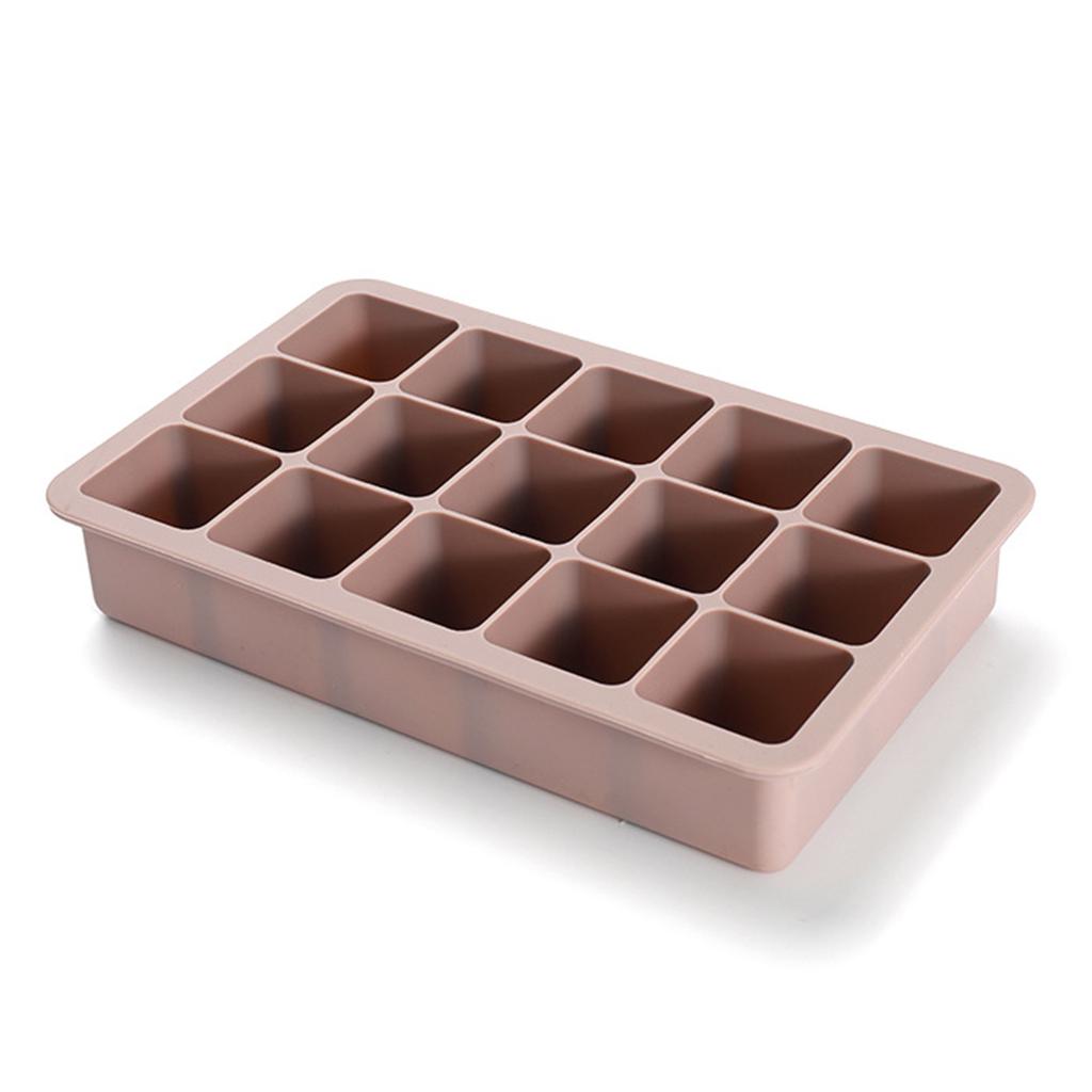 Ice Cube Trays Premium Silicone Ice Cube Moulds with Lid Flexible BPA-Free for Chilled Drinks Whiskey Cocktails Reusable