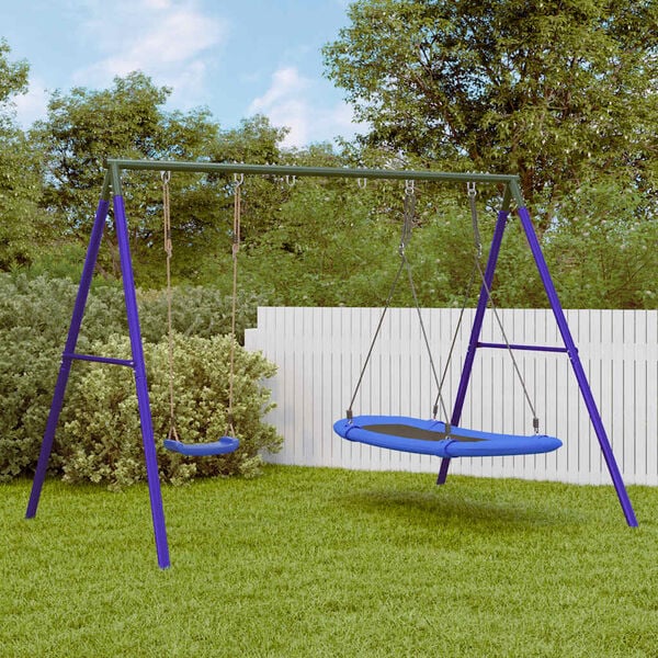 vidaXL Outdoor Swing Set Swing and Nest Swing