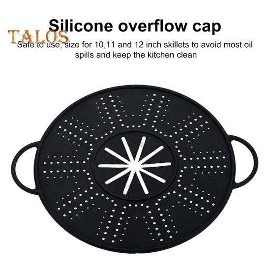 Silikonová stříkací síto na pánev Tuk Ochrana proti stříkající vodě s rukojetí Tepelná izolace Chladicí podložka Sítko Odkapávací deska pro pečení Vaření