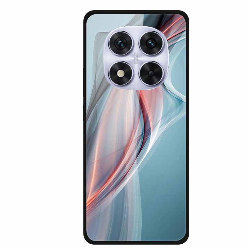 Tempered Glass Case For Redmi Note 14 Pro Coque 14Pro Flowers Phone Cases For Xiaomi Redmi Note14 Pro Hard Back Cover Case Funda