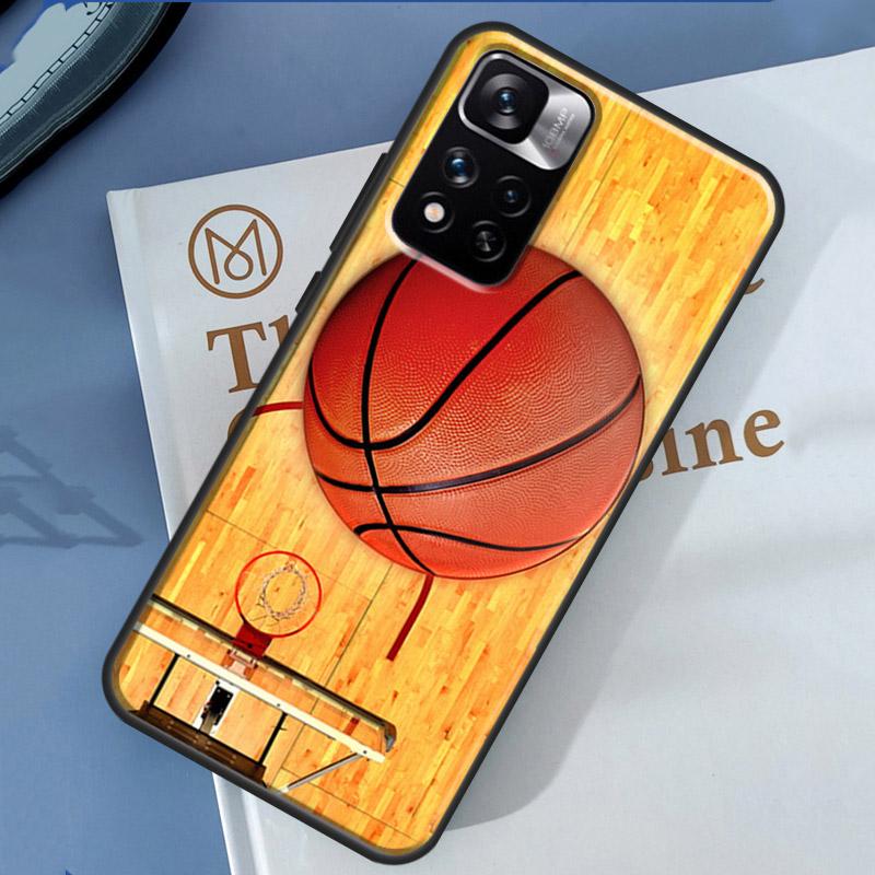 Basketball Case For Xiaomi Redmi 14C 13C 10C 12C Redmi Note 13 14 Pro 12 11 9 10 9S 10S 11S 12S Cover
