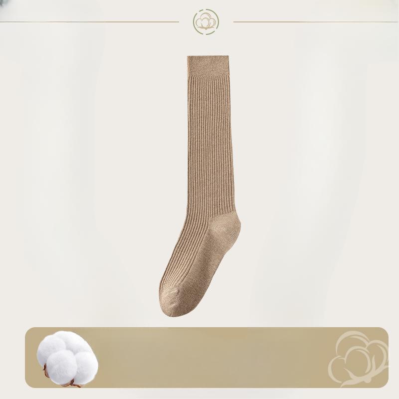 Ladies Spring and Autumn Show Thin Legs Plastic Non Slip High Tube Calf Socks