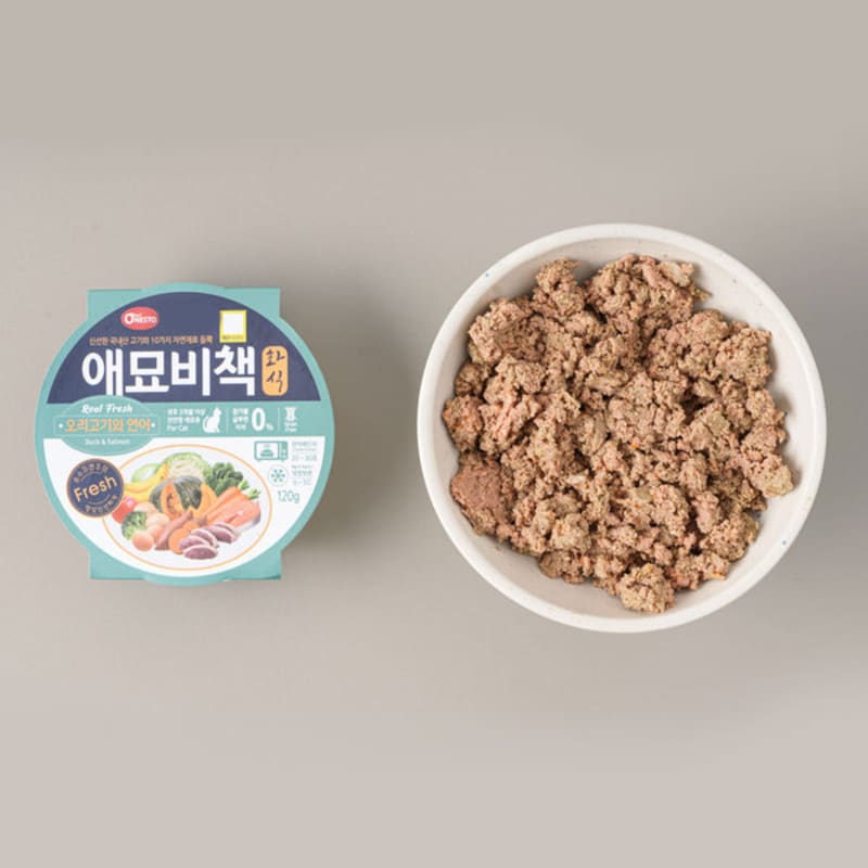 [Pet] Amyobichaek Chinese Food 120 G Duck And Salmon