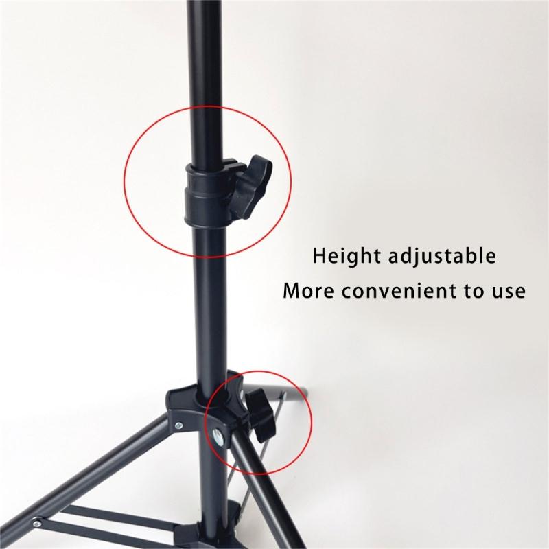 Supporto con Perch per Uccelli Treppiede Costruzione in Legno Naturale Design Retrattile Regolazione Altezza Strumento di Addestramento per Pappagalli
