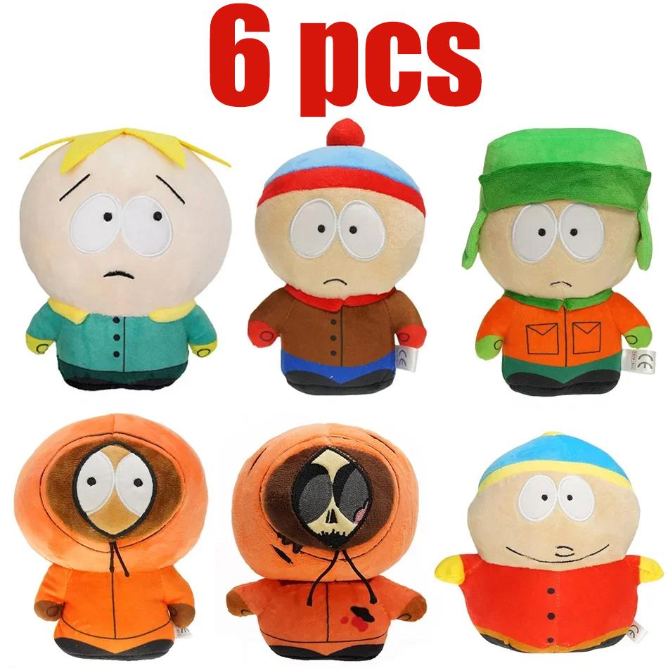 South Park American Band South Park Plüschtierpuppe Roter Dicker Mann Verblassender Sohn Park Plüschtierpuppe Brauner Dicker Mann Geburtstagsgeschenk Dekoration