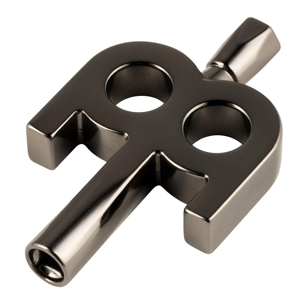 MEINL Stick Brush Meinl Tuning Key Kinetic Key Black Nickel SB501 & (Drum Key)