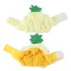 Chapeau Ananas pour Animal de Compagnie Matériaux Sûrs pour Animaux Réglable Halloween Chapeau Mignon pour Chat Chaton Chiot Animal de Compagnie