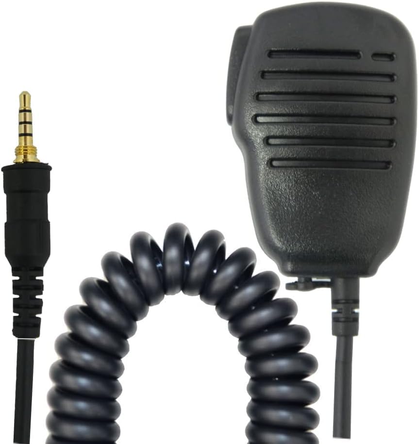 BLUE CENTURY Waterproof Speaker Microphone of for Transceivers with Blue and Motorola Screw Plugs VOX 3.5mm (Set 5) Japanese-made Low-Power