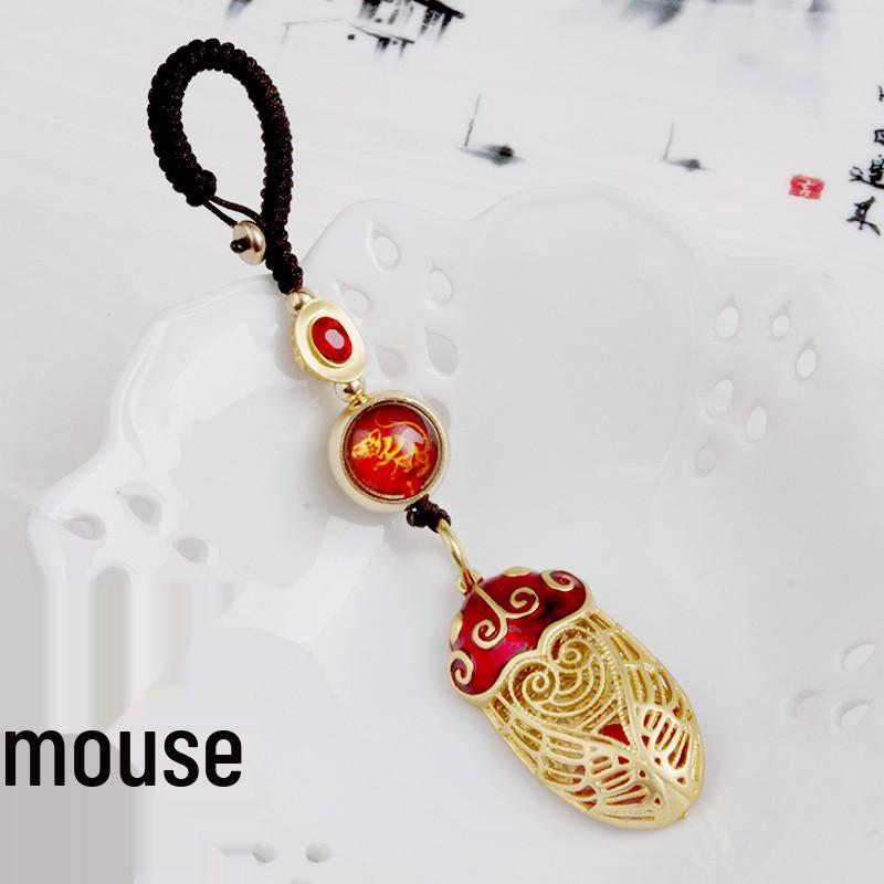 Golden Cicada Zodiac Keychain: Bringing Good Fortune with Its Stunning Debut