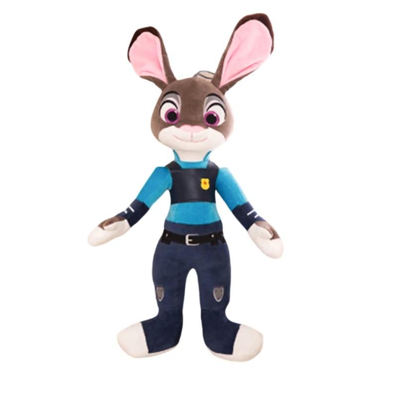 38cm Zootopia Character Rabbit Judy Hopps Fox Nick Wilde Cartoon Soft Cute Plush Toy Doll Birthday Gift Christmas 2 Cuddly Stuffed Fluffy Huggable