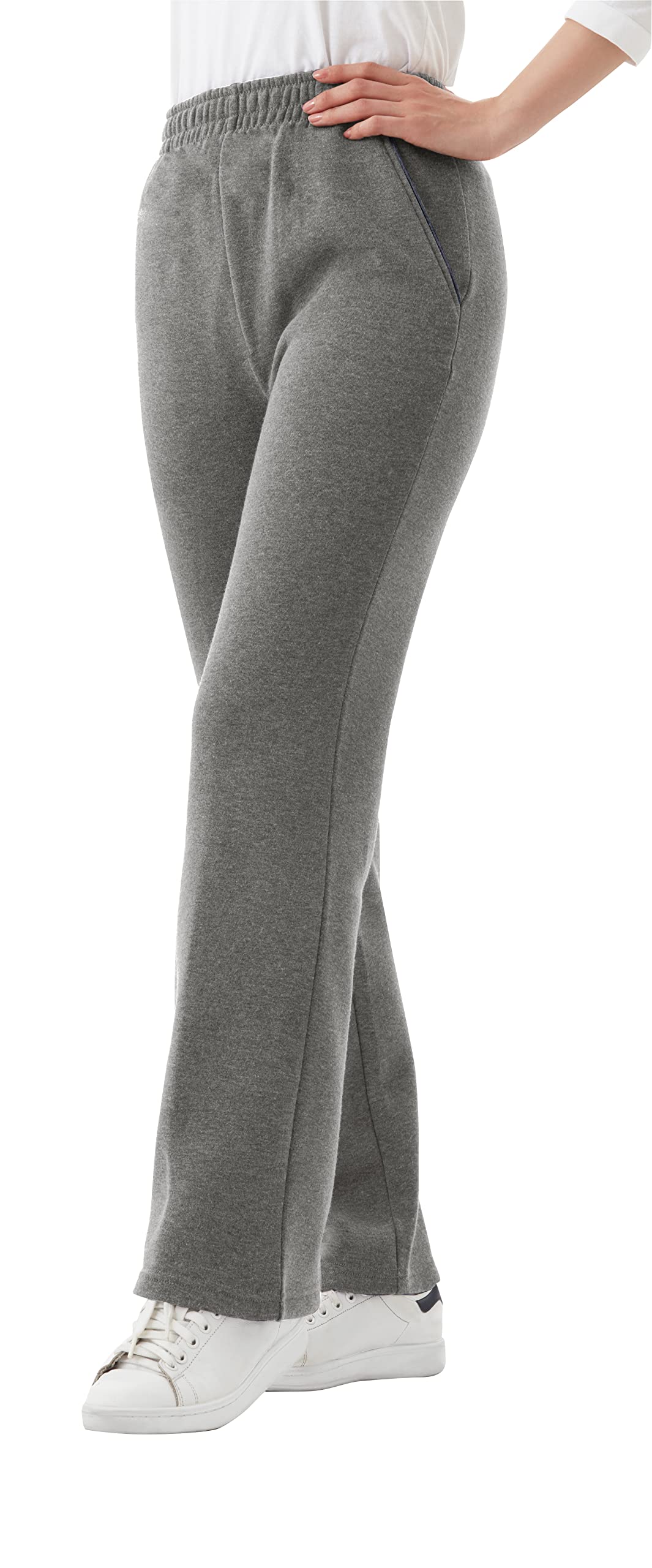 

Спортивные брюки Selvan с флисовой подкладкой, серые, размер LL, женские