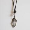MADE BY EGO Feather Leather Necklace