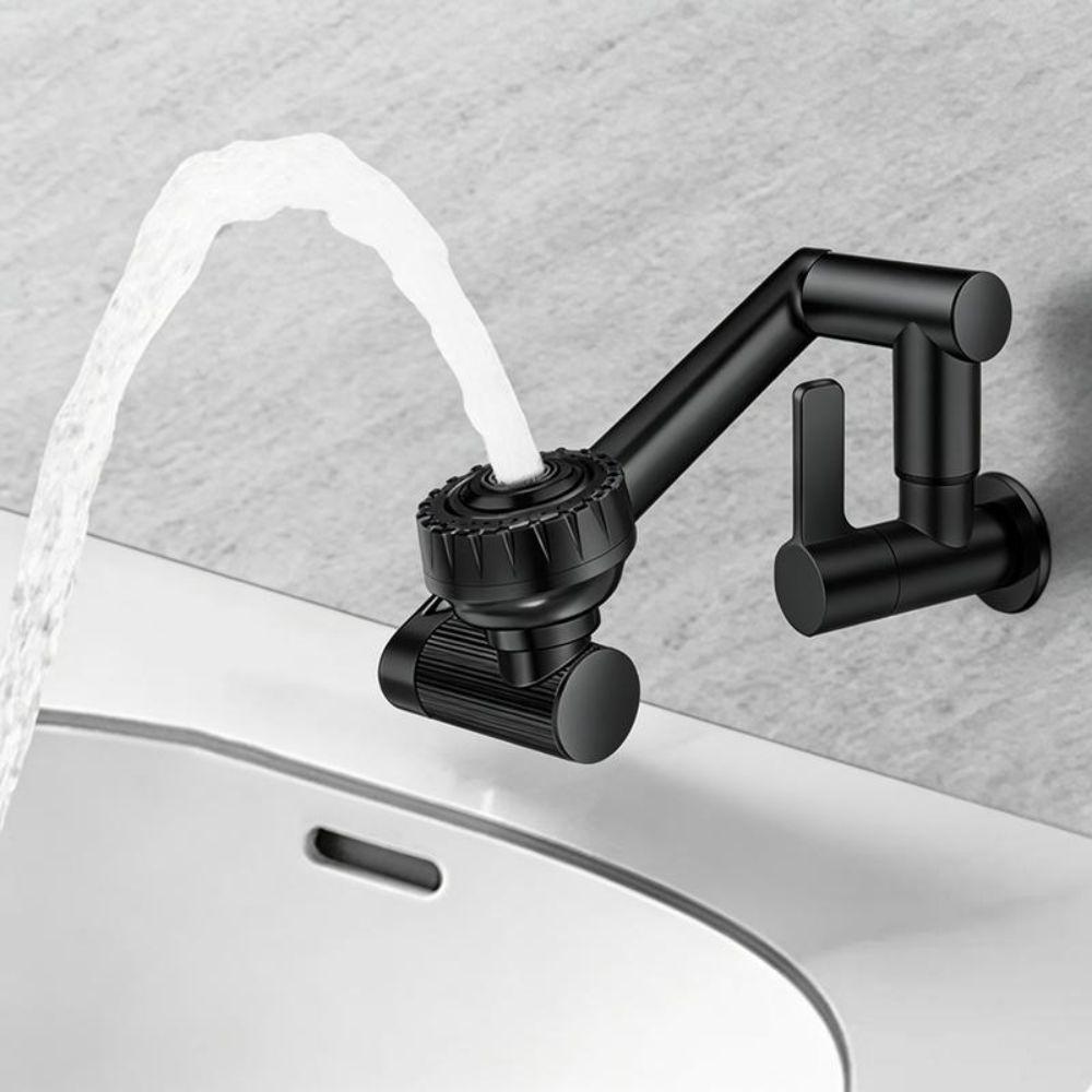 Durable Universal Joint Kitchen Sink Faucet Rustproof Flexible Faucet Extension Anti Splash Robot Arm Faucet