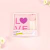Glitter Heart LOVE Notebook: Fluffy, Fresh Girly Diary with Little Rabbit Fur - Perfect for Qixi Festival Lovers