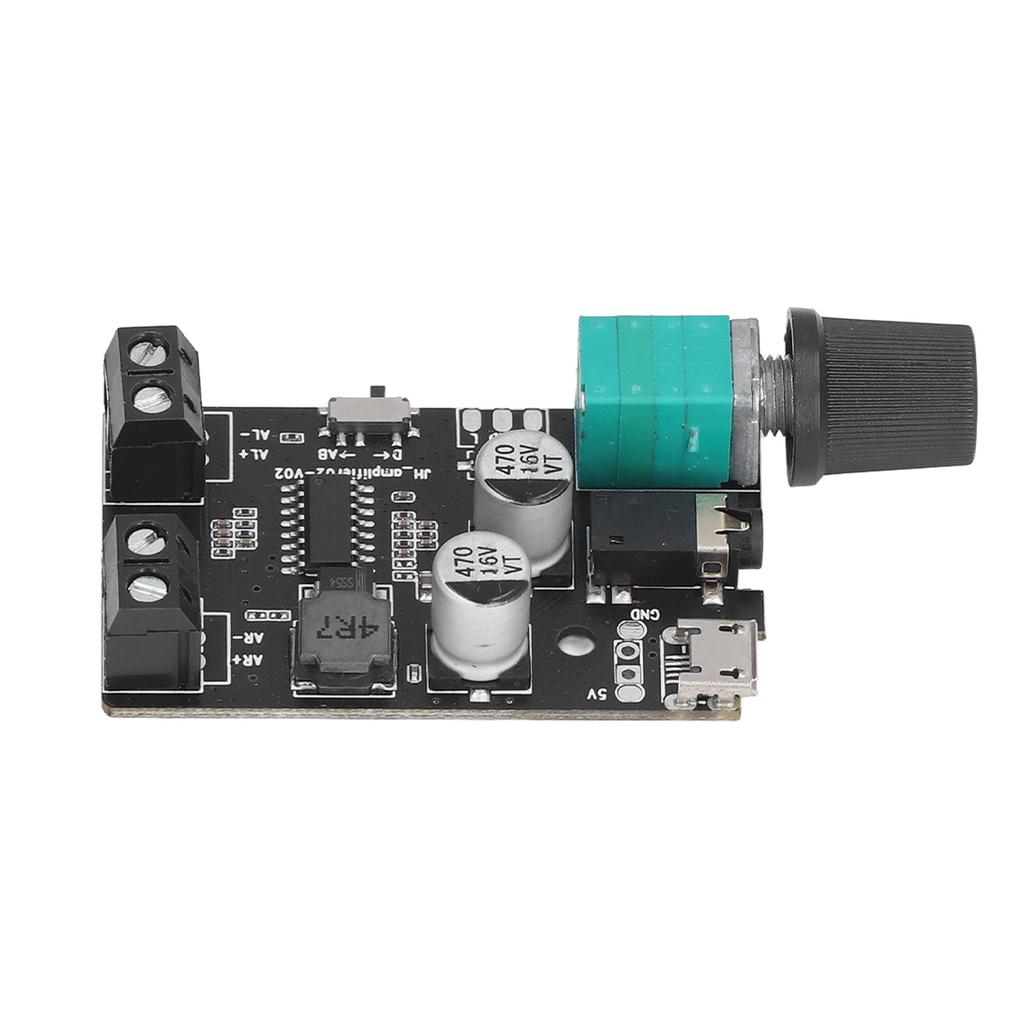 Mini Amplifier Board Stereo Output 2 Working Mode Sound Power Amp Module for Store Theater Speaker