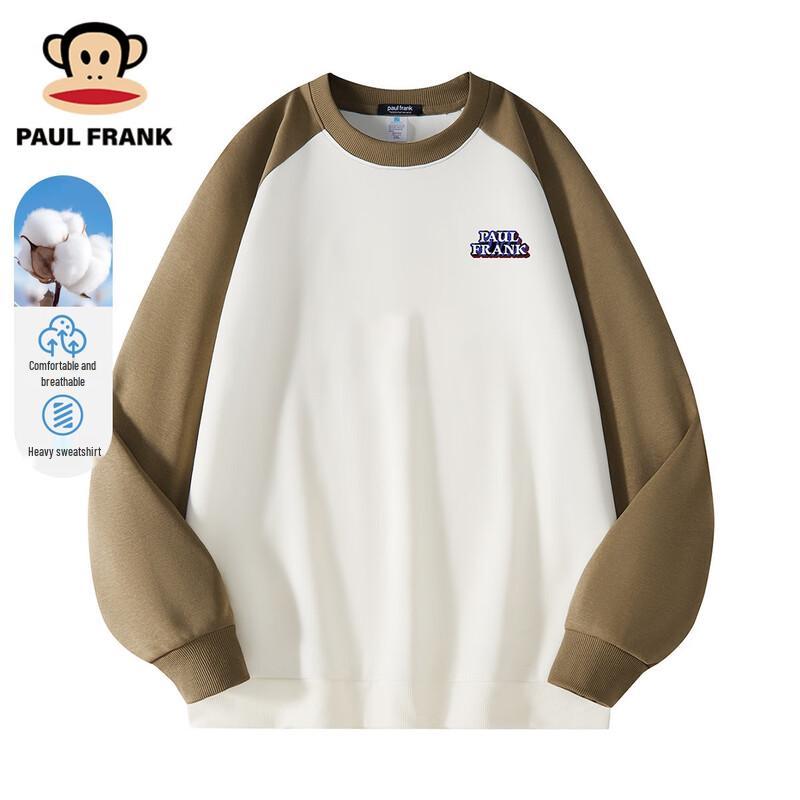 Paul Frank Men's Color Block Raglan Crewneck Sweatshirt