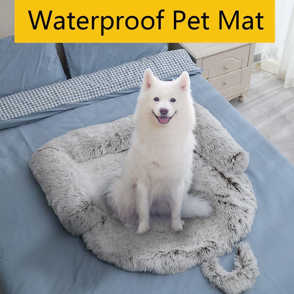 

Защитная мебель для дивана, чехол для питомника, съемный плюшевый коврик для кровати для домашних животных, одеяло, диван для собаки, теплый кошачий коврик