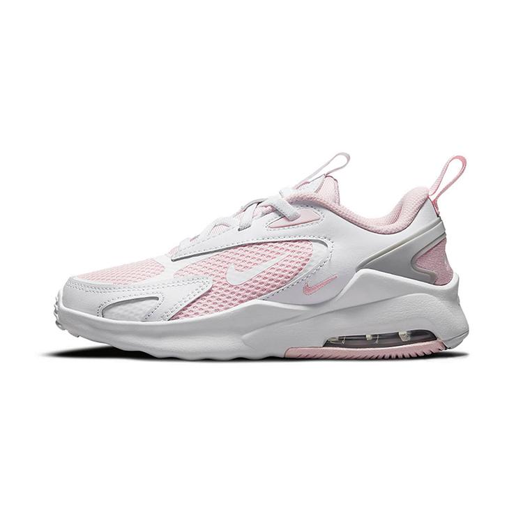 Nike Air Max Bolt Comfortable Low top Running Shoes Pink White Kids  CW1627-600 28