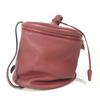 HERMES City Vanity bag Hand Bag Leather Red