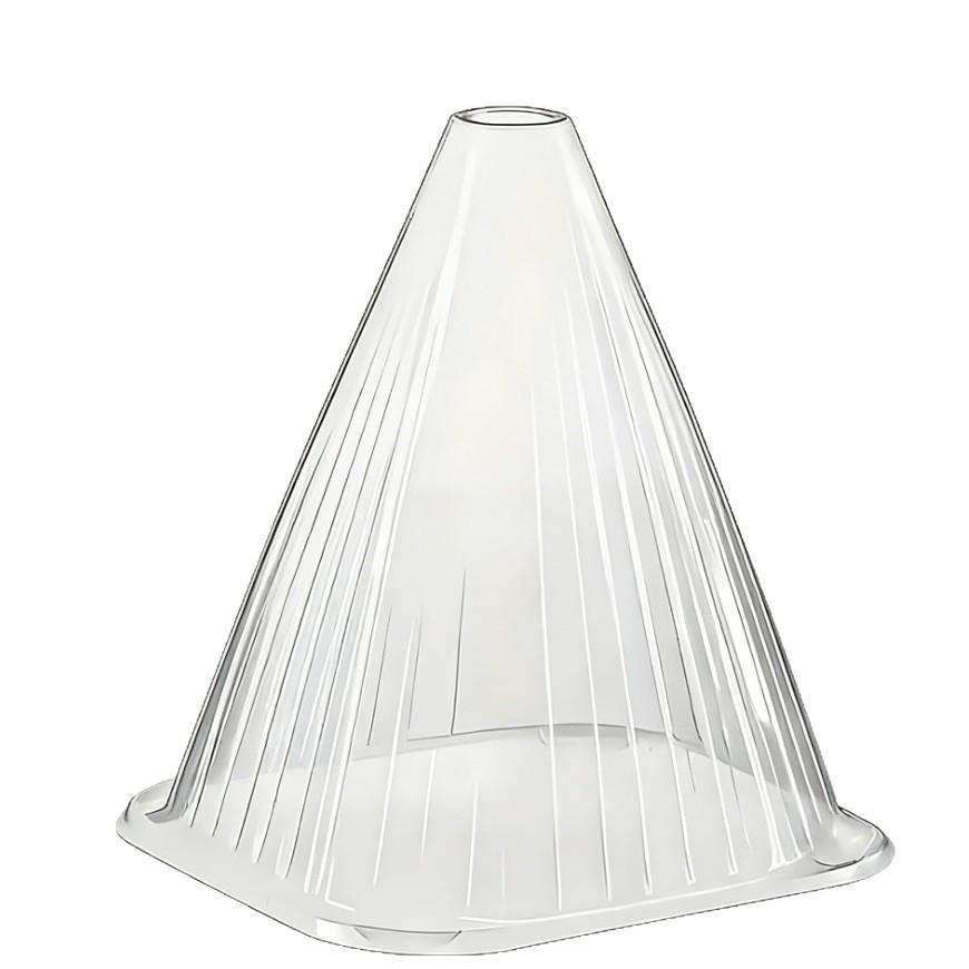 Transparent Conical Windproof Seedling Protection Bell - Rainproof, Heat Retention, High Transparency Cover