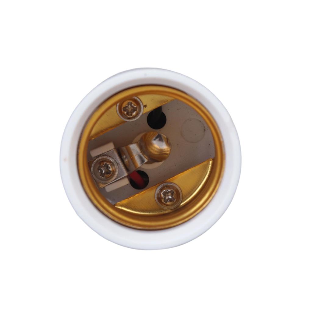 2PCS E27 Light Socket Extenders 65Mm Length Adapter Light Port Elongator Perfect for LED Bulbs and Household Lamp