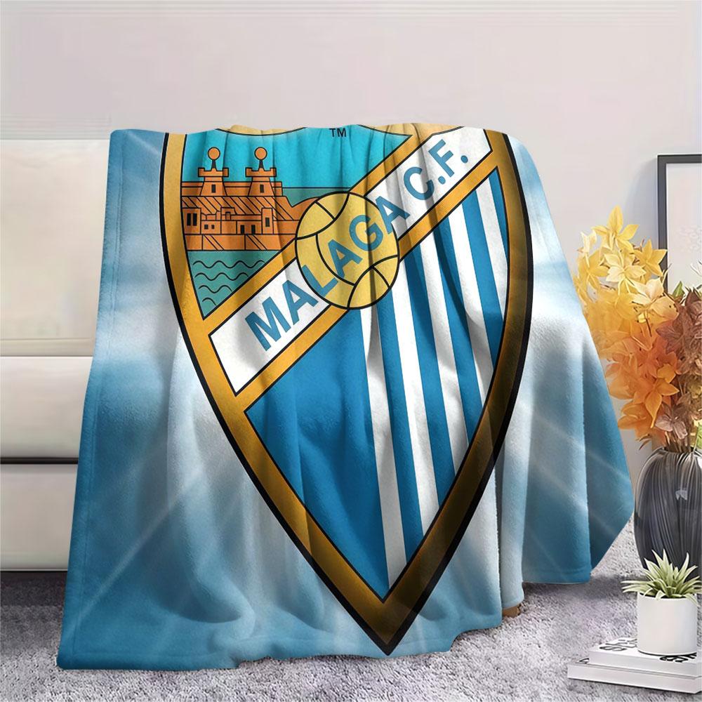 Málaga logo Blanket, High quality Comfortable for All Seasons, Home Decor, Warmth and Comfort