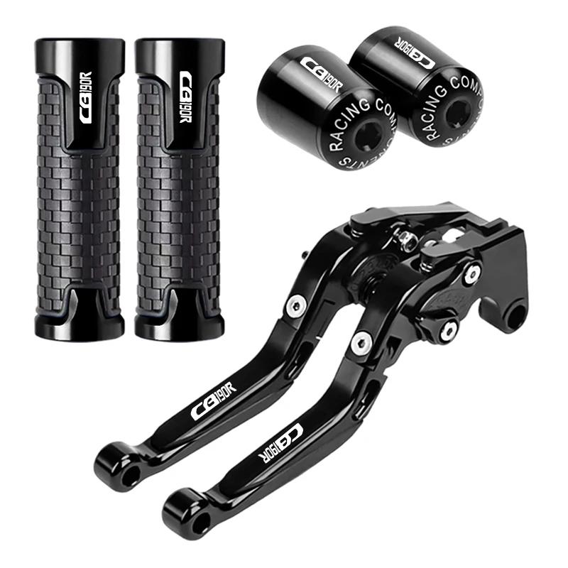 Motorcycle Brake Clutch Levers Handlebar Grips Ends CNC Aluminum For Honda CB 190R 2016 CB190R 2017