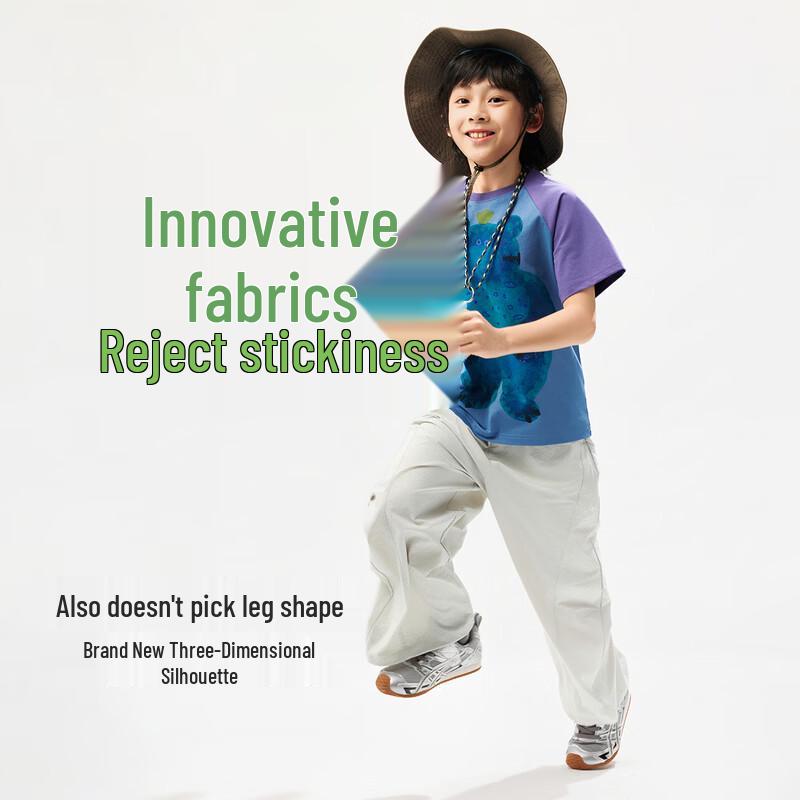 EBAER Kids' Lightweight Summer Straight-Leg Pants