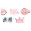 Pet Hair Clips Rose Crown Bows Head Flower Hair Pins Set Pet Grooming Accessories Supplies
