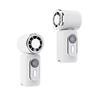 Portable Clip-on Fan Handheld Mini Fan USB Rechargeable Ice Cooling Personal Fan for Outdoor Office Travel Summer Cooling Device