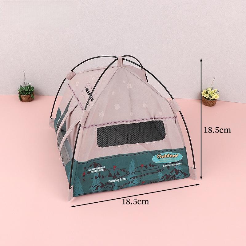 1 Set Miniature Simulated Outdoor Tent Ornament 1:12 Scale Dollhouse Camping Tent Model Decoration Diy Accessories Photo Props