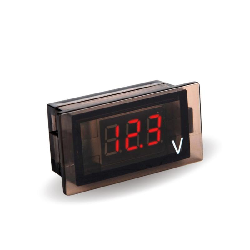 Double Ranges 12V 24V Digital Voltages Meter With High Brightness LED Display For Automotive Truck Marine Applications