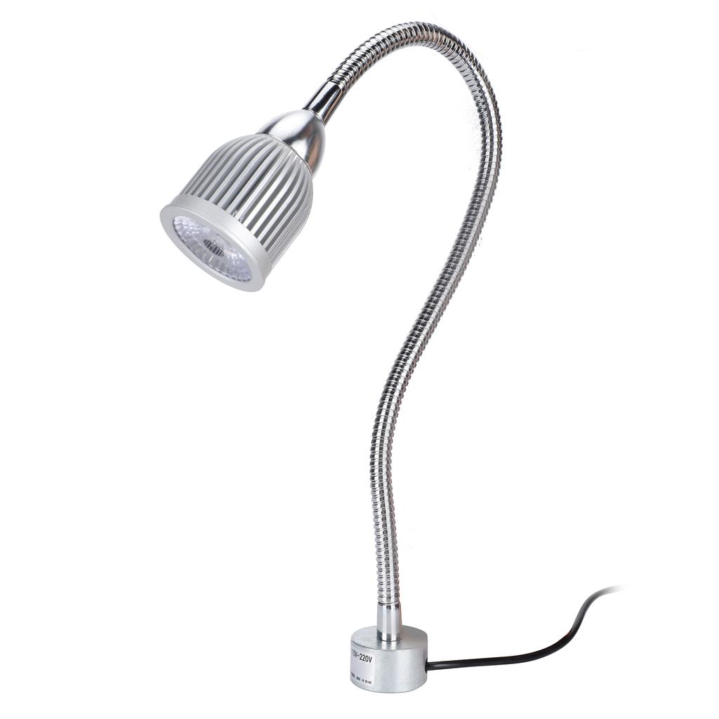 7W LED Sewing Machine Light Flexible Work Lamp with Magnet Base for Workbench Lathe