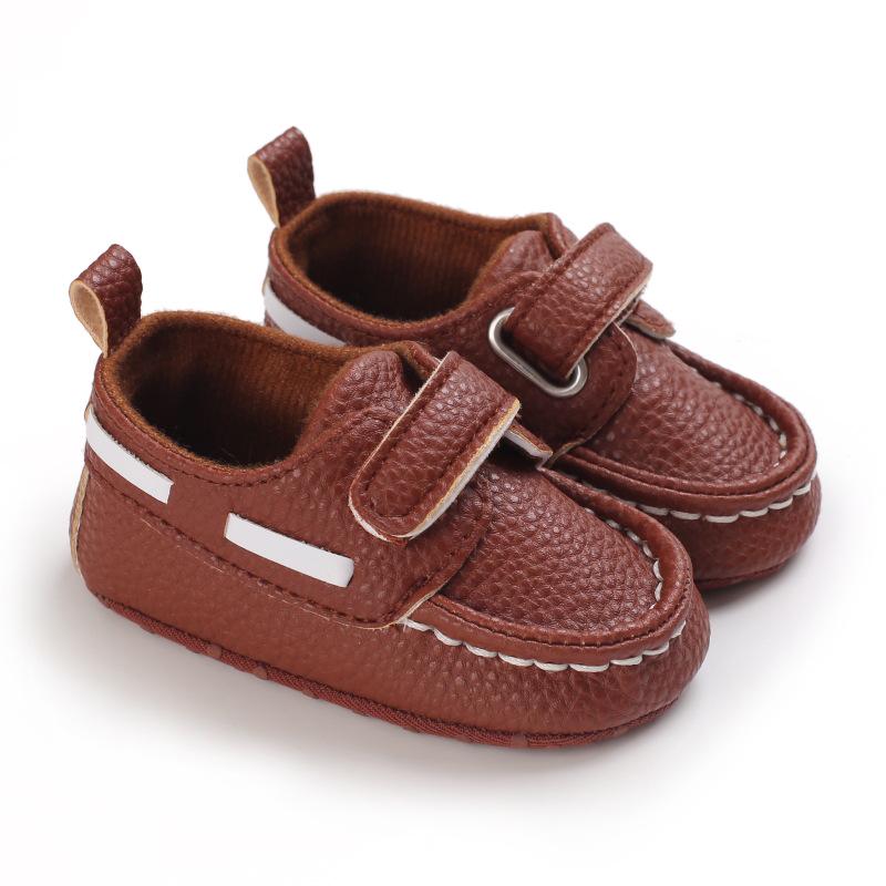 Soft Sole Leather Baby Shoes for Spring and Autumn (0-1 Year)