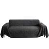 Solid Color Luxury Plush Sofa Towel Winter Warm Thick Velvet Sofa Covers L-shaped Sectional Non-slip Slipcovers for Living Room