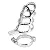 New Lockable Chastity Belt Penis Bondage Cock Ring Sleeve Lock Metal Cock Cage Male Chastity Device Sex Toys for Men 40/45/50mm