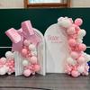 Pastel Pink Balloons Garland Baby Pink White Balloon Arch Kit Baby Shower Gender Reveal Birthday Party Wedding Decoration Globos